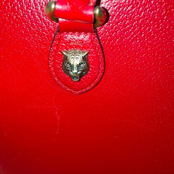 Gucci Red Leather Bag - Picture 8 of 17